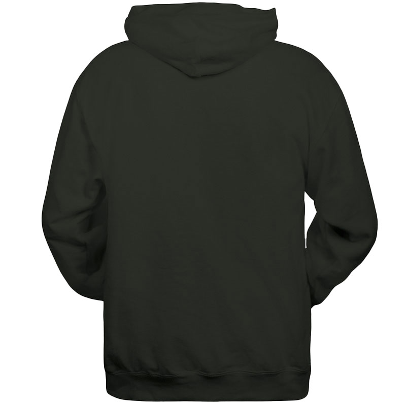 Sudadera Capucha Cremallera Hombre Trasero